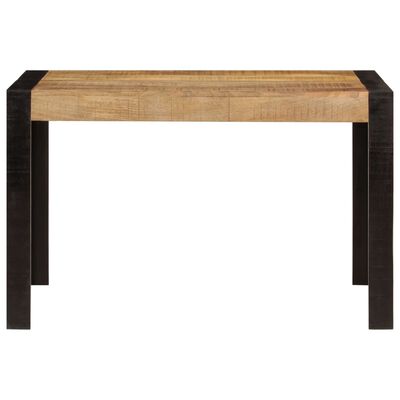 vidaXL Mesa de jantar 120x60x76 cm madeira de mangueira maciça