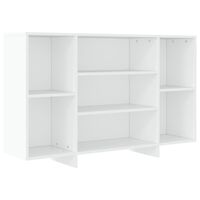 vidaXL Aparador 120x30x75 cm aglomerado branco