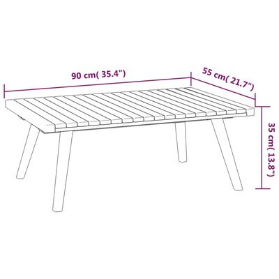 vidaXL 9 pcs conjunto lounge de jardim c/ almofadões acácia maciça