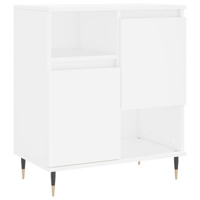 vidaXL Aparadores 2 pcs derivados de madeira branco