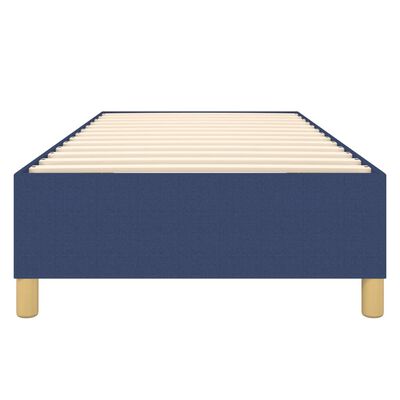 vidaXL Estrutura de cama 90x200 cm tecido azul