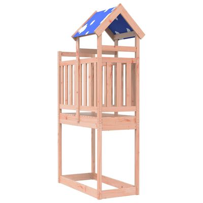 vidaXL Torre brincar 110,5x52,5x215 cm madeira abeto-de-douglas maciça