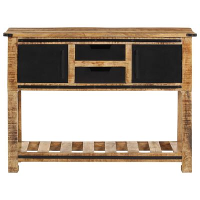 vidaXL Mesa consola 100x35x75 cm madeira de mangueira maciça