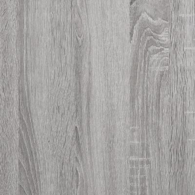 vidaXL Aparador 100x35x70 cm derivados de madeira cinzento sonoma