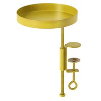 Esschert Design Tabuleiro p/ plantas redondo com braçadeira S dourado