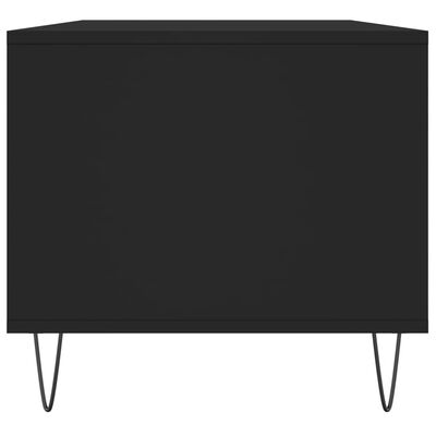 vidaXL Mesa de centro 90x49x45 cm derivados de madeira preto