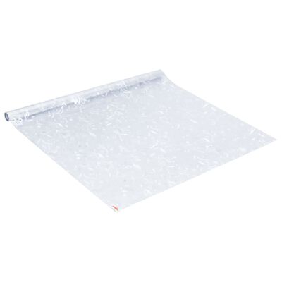 vidaXL Películas para janela 2 pcs PVC fosco padrão flores