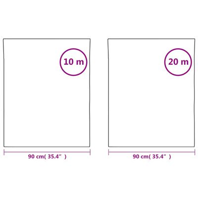 vidaXL Películas para janela transparente fosco PVC cinzento