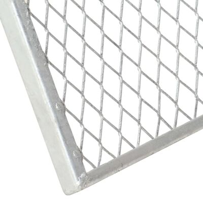 vidaXL Peneira de jardim aço galvanizado