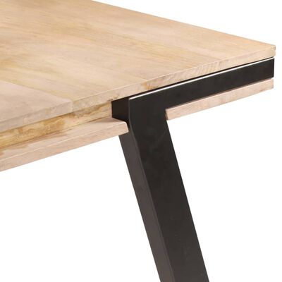 vidaXL Mesa de jantar 180x90x76 cm madeira de mangueira maciça