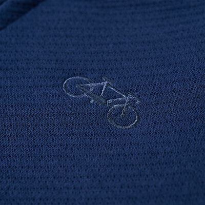 Sweatshirt para criança com fecho azul-marinho 116