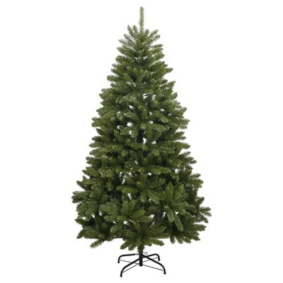 vidaXL Árvore Natal artificial articulada c/ 300 luzes LED+bolas 210cm