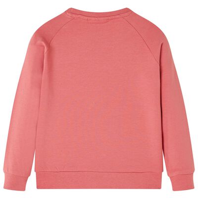 Sweatshirt para criança rosa-velho 128