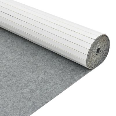 vidaXL Divisória 165x800 cm bambu branco