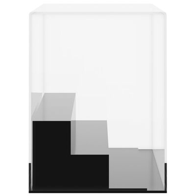 vidaXL Caixa de exposição 25x12x16 cm acrílico transparente