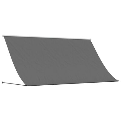 vidaXL Toldo retrátil 300x150 cm tecido e aço antracite