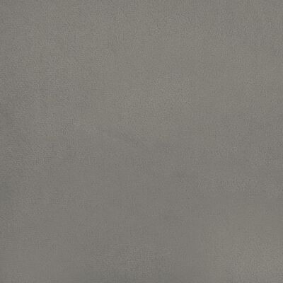 vidaXL Cama com molas/colchão 100x200 cm veludo cinza-claro