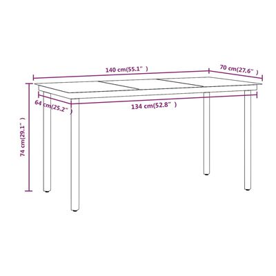 vidaXL 5 pcs conjunto de jantar jardim com almofadões cinzento/preto