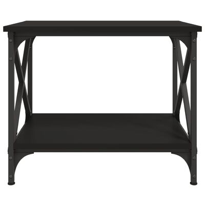 vidaXL Mesa de apoio 55x38x45 cm derivados de madeira preto