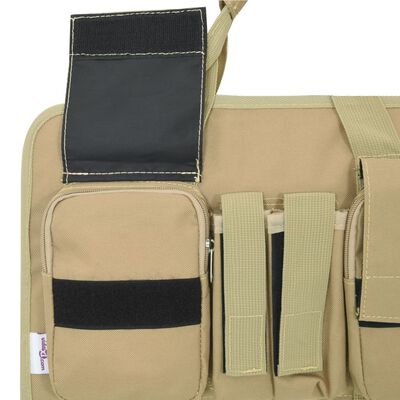 vidaXL Saco para pistola 40x24x10 cm tecido oxford caqui