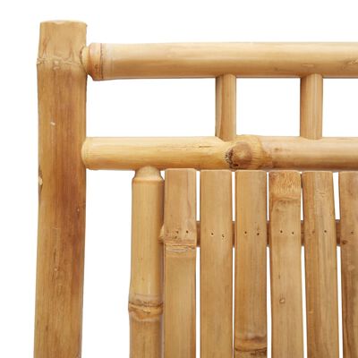 vidaXL Cadeiras de jardim dobráveis 6 pcs 53x66x99 cm bambu