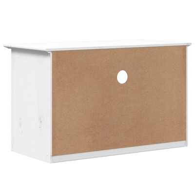 vidaXL Armário de TV c/ 2 gavetas BODO 91,5x44,5x56 cm pinho branco