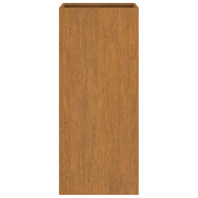 vidaXL Vaso/floreira 32x29x75 cm aço corten