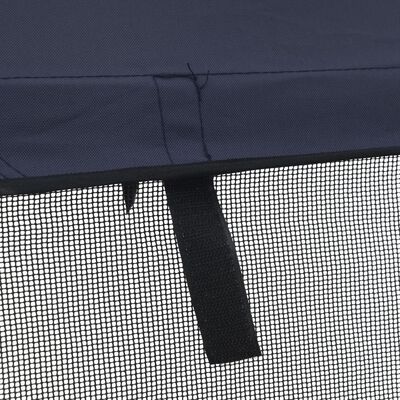 vidaXL Toldo 3 arcos Bimini paredes malha laterais 183x(154-167)x137cm