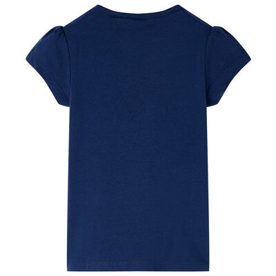 T-shirt infantil azul-escuro 116