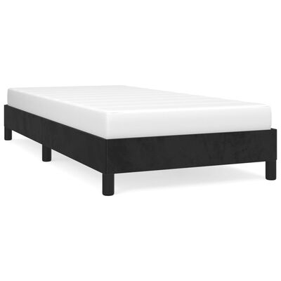 vidaXL Estrutura de cama 80x200 cm veludo preto