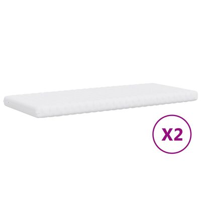 vidaXL Sofá-cama c/ gavetão e colchões 80x200cm tecido cinzento-escuro