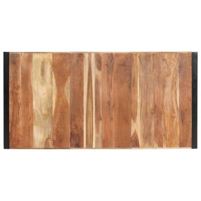 vidaXL Mesa de jantar 200x100x75 cm madeira maciça