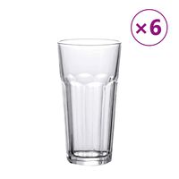 vidaXL Copos para cerveja 6 pcs 475 ml