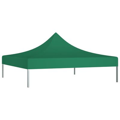 vidaXL Teto para tenda de festas 2x2 m 270 g/m² verde