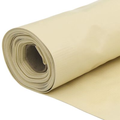 vidaXL Tela de privacidade para varanda 1000x120 cm PVC creme