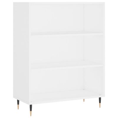 vidaXL Estante 69,5x32,5x90 cm derivados de madeira branco