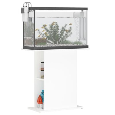 vidaXL Suporte de aquário 75x36x72,5 cm derivados de madeira branco