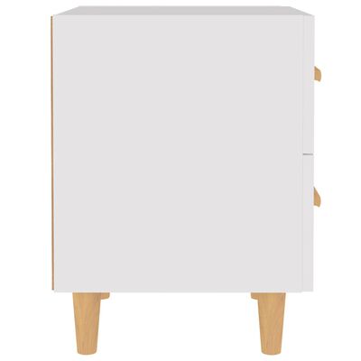 vidaXL Mesa de cabeceira 40x35x47,5 cm branco