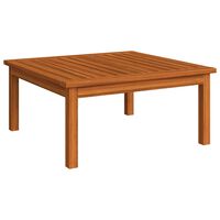 vidaXL Mesa lounge de jardim 63x63x30 cm madeira de acácia maciça