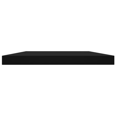 vidaXL Prateleiras para estante 8 pcs 60x10x1,5cm contraplacado preto