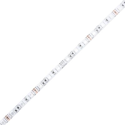 vidaXL Armário de cabeceira com luzes LED 120x16,5x103,5 cm branco