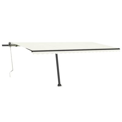 vidaXL Toldo automático independente 500x300 cm cor creme