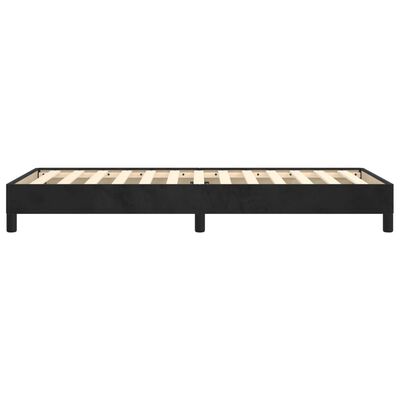 vidaXL Estrutura de cama 90x200 cm veludo preto