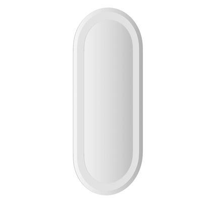 vidaXL Espelho de casa de banho com luzes LED oval 60x25 cm