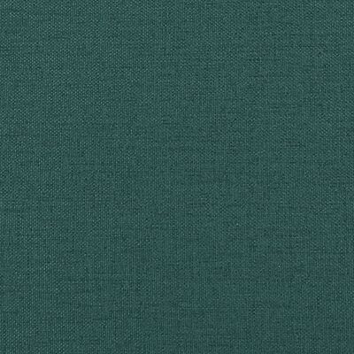 vidaXL Banco c/ almofadões 113x64,5x75,5 cm tecido verde-escuro