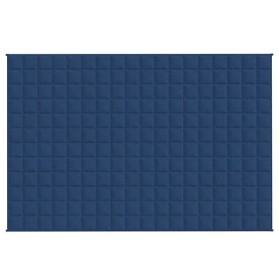 vidaXL Manta pesada 5 kg 122x183 cm tecido azul