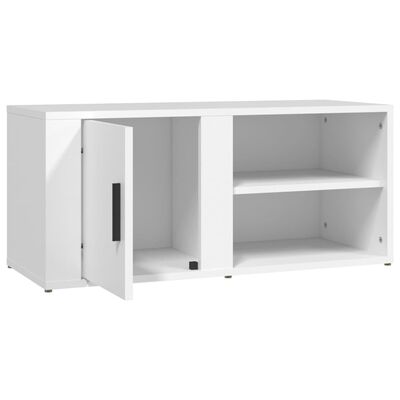 vidaXL Móveis TV 2pcs 80x31,5x36 cm derivados de madeira branco