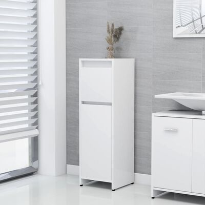 vidaXL 3 pcs conjunto de móveis de casa de banho contraplacado branco