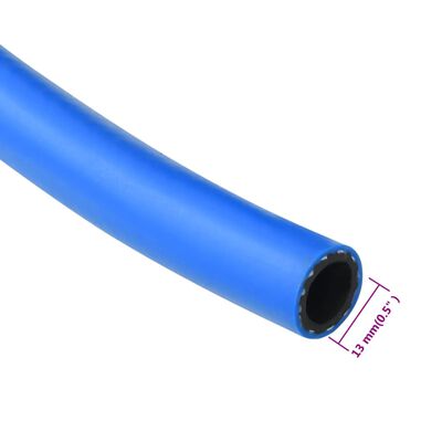 vidaXL Mangueira de ar 0,7" 20 m PVC azul