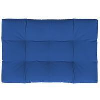 vidaXL Almofadão para sofá de paletes 120x80x12 cm tecido azul real